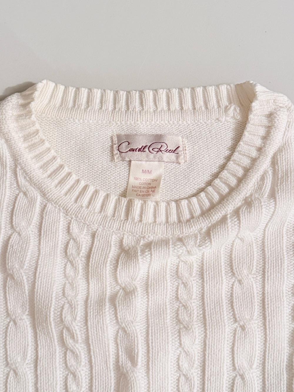 Carroll Reed cable knit sweater - Picture 3 of 3